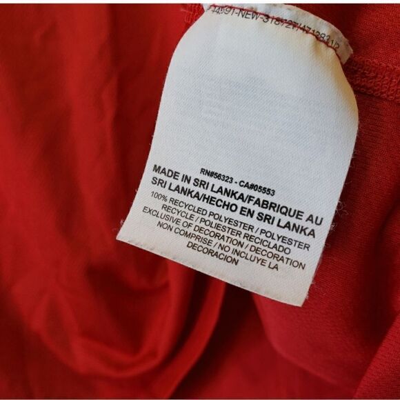 NIKE DRI-FIT Activewear Classic Crewneck Tee Red XXL - Picture 3 of 6